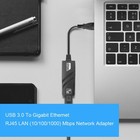 Usb 3 0 Ethernet Adaptor High Speed Network Durable Compatible
