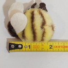 1987 Vintage Dakin 2  Yellow Brown Hony Bee Stuffed Animal Plush Toy Clip-on 