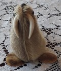 Vintage Real Fur Seal Sea Lion Walrus Handmade Alaska Miniature Figure Figurine