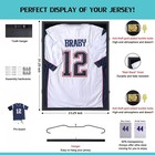 Kcrasan Jersey Display Frame Case Standard With Gold Lock  Black 