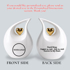 New York Cremation Urn For Human Ashes Teardrop Adult Keepsake 200 Cu In New