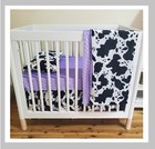Cow Print Ranch Style Baby Bedding Western Crib Bedding Set