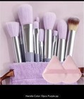 13pcs Pink Makeup Brush Set Soft Fluffy Foundation Powder Eyeshadow Kabuki Brush