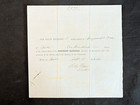 Northern Railroad Company Stock Certificate 1854 Cancelled 100 Shares Signed
