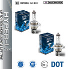 H4 9003 P43t High   Low Beam Headlight Bulb 12v -150  More Light- Pack Of 2