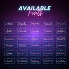 Custom Led Neon Name Sign     Personalized Acrylic Wall Decor   Night Light