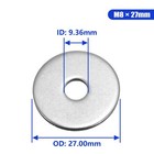 1 4  X1 od Fender Washer 18-8  304  Stainless Steel Flat Washer  1 4 Id X 1     