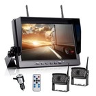 10 1  Dvr Monitor 4-ch Wireless    1080p Backup Rearview Camera Truck Rv