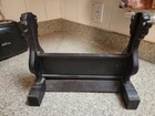Antique Vintage Chinese Panel Table Screen Wood Frame Base