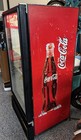 Coca-cola Glass Door Cooler Refrigerator Black Red White Soda Theme