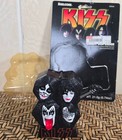 Kiss Candy Dispenser Guitar Faces Moveable Gene Simmons Tongue 2000  incomplete
