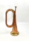 Copper   Brass Bugle Instrument Vintage Home Office Decor Addition
