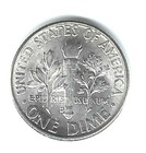 1960-d Denver Brilliant Uncirculated Business Strike Roosevelt Silver Dime 
