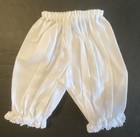 Antique White Cotton Pantaloons For Antique French Or German Doll