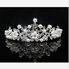 Crystal Silver Wedding Bridal Pearl Crown Tiara Hair Accessories Headband S8c16