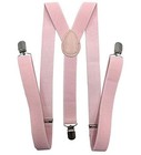 Awesome Light Pink Wedding Accessories Adjustable Bow Tie   Suspenders 