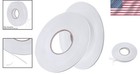 White Double-sided Adhesive Tape - 2 Rolls  50 Feet Each  For Diy And Mounting
