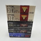 Lot 5 New Tdk   Jvc Tc-30 Ehg Vhs-c Video Cassettes Extra High Grade Fast Ship 