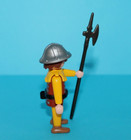 Playmobil Medieval Castle Knight Man Figure Yellow Brown With Weapon