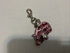 Coach Jeweled Pink Pig Bag Charm Key Fob Key Chain