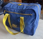 Vintage Nike Brs Gym Bag Duffle Weekender Blue Yellow 70s Blue Ribbon Sports 15   