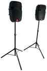 Rockville Ramsys12 Pair 12  Battery Powered Pro Bluetooth Dj Pa Speakers 2 Mics