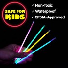  100 Pcs 8   Glowsticks  Bracelets Necklaces  Glow In The Dark Party Favors  Eas