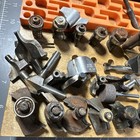 Vintage Lot Of 50 Plus Router Bits For Woodworking Diff  Brands W  Wooden Case