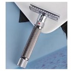 Yaqi Gunmetal   Chrome Adjustable Final Cut Safety Razor