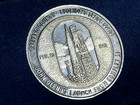 Mercury 7 John Glenn Medal Minted W Metal From Complex 14 Limited   Fine Silver