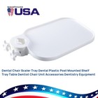Azdent Dental Chair Accessory Tray Post Mounted Shelf Instrument Tray Table Usa