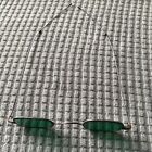 Antique Eyeglass Frames With Turn Pin Arms-green Lenses 