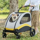 Folding Extra Large Dog Stroller Jogger Pet Pram Waterproof Traval Cart 132 Lbs