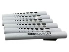 6-pack Medsource White Pupil Gauge Penlights With Clip For Medical Professionals