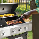 Propane Gas Grill 3 Burner Stainless Steel Bbq With Side Burner Outdoor
