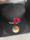 Sony Playstation New Era 59fifty Fitted Hat Black Gray Size 7 1 8 W  Sticker