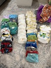 Huge 115  Diapering Lot   Mixed Brand Adjust Covers   Inserts Unisex Designs  