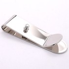 Money Clip With Concho Screw Nickel Plated 1242-02 By Stecksstore
