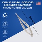 Vannas Micro Surgical Scissors Cataract Straight   Curved Ophthalmic Instruments