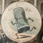 Puck Magazine Illustration - Bribery In Congress - Money Talks