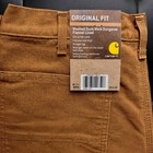 Carhartt B111 Original Fit Flannel Lined Work Pants 34x30 Brown Nwt