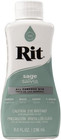 Rit Dye     8 Oz  Liquid Fabric Dye For Clothing  D  cor  And Crafts     Sage With Co