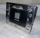 Vintage Jr925 Sterling Silver Baby Record Picture Frame- 7   x 5 5   
