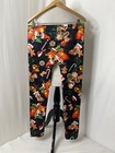 Woman   s Xl Christmas Leggings No Boundaries Multicolor Graphic Print