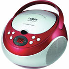 Naxa Electronics Npb-251bu Portable Cd Player W  Am fm Tuner-red