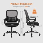 Office Computer Office Chair  Ergonomic Mid-back Mesh Rolling Task Swivel Chair