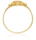 14k Solid Yellow Gold Custom Engraved Signet Ring
