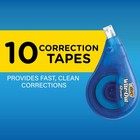 Bic   Wite-out   Brand Ez Correct   Correction Tape  White  10 Pack