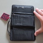 One Direction Black Wristlet Wallet Clutch W  Strap Photo Print Harry Liam Zayn
