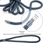 4 Pack 1 2 X 15 Braided Nylon Boat Dock Lines For Boat   Pontoon